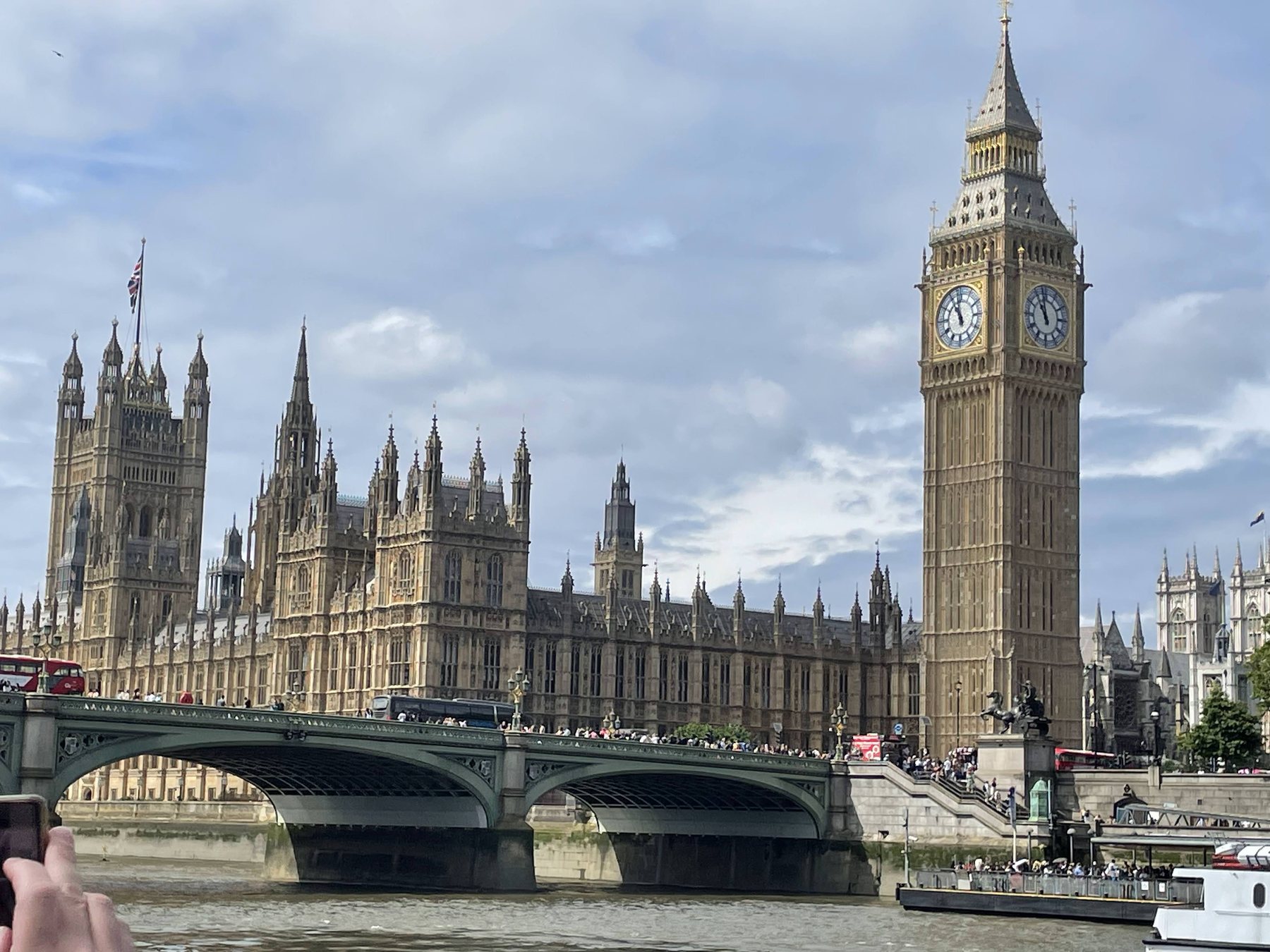 Big Ben and London city view for a destination celebration